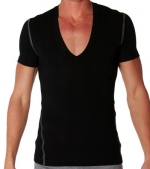 Andrew Christian Almost Naked Deep V-Neck T-Shirt